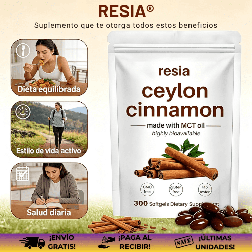 Canela de Ceilán® | Suplemento reductor del nivel de azúcar en la sangre