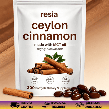 Canela de Ceilán® | Suplemento reductor del nivel de azúcar en la sangre