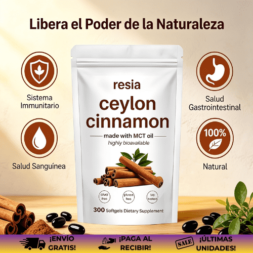 Canela de Ceilán® | Suplemento reductor del nivel de azúcar en la sangre