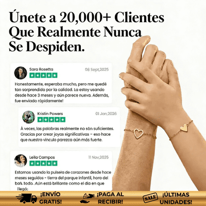 Conectad@s® | Pulsera de conexión real con tu hij@