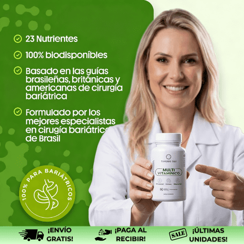 CompleteBari® | Multivitamínico de absorción rápida para bariátricos