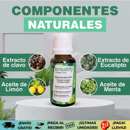 BreatyFresh® ¡Oferta 2x1! | Gotas orales para acabar con el mal aliento