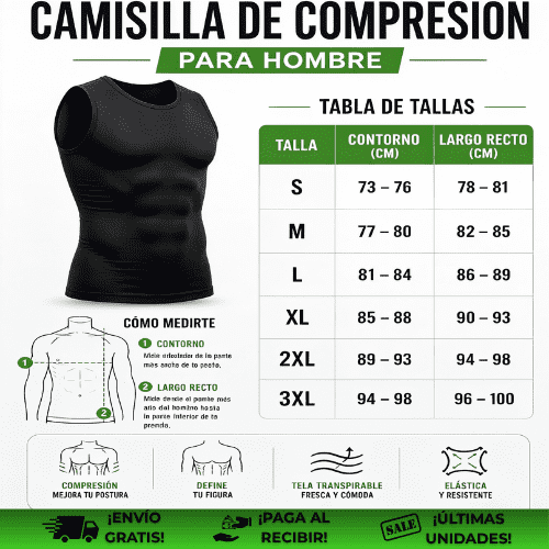 CamiFit™ | Camisilla de compresión para ocultar la barriga ¡OFERTA 2X1!