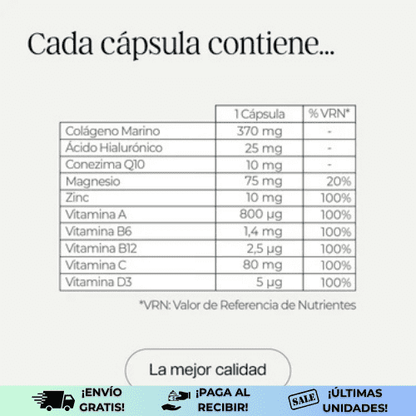MarineCollagen® | Suplemento que revitaliza tu piel, cabello y uñas