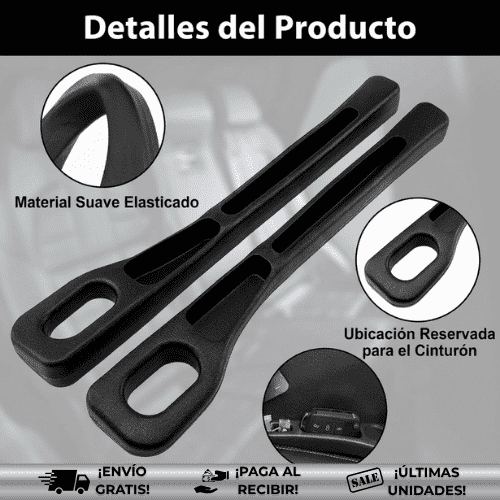 GapStop® x2 unds | Organizador para vehículo que cubre el espacio entre los asientos