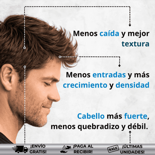 OmHair® | Tratamiento eficaz para caída del cabello ¡OFERTA 2x1!