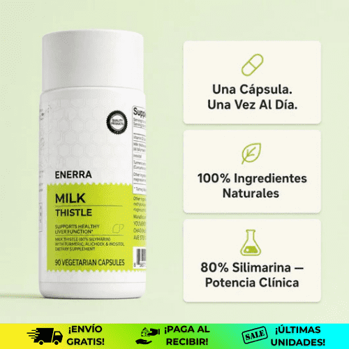 Enerra® | Pastillas detox para nutrir y limpiar tu hígado con la máxima eficacia