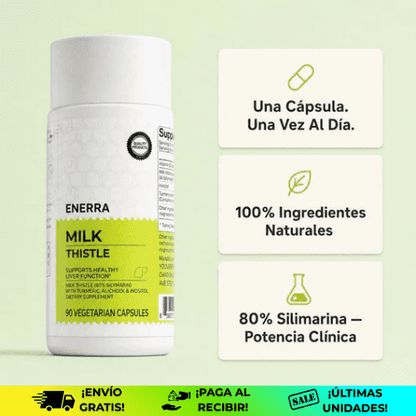 Enerra® | Pastillas detox para nutrir y limpiar tu hígado con la máxima eficacia