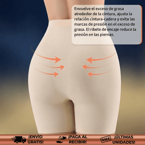 FitUp® | shorts moldeadores ofrecen un efecto de realce 3D sin asfixiarte. Siéntete segura, fresca y espectacular.