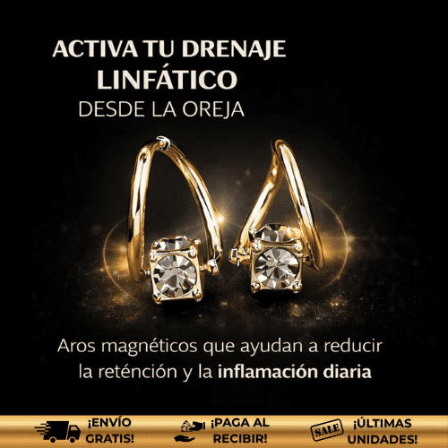 Aretes ZenEar® | Drena la hinchazón sin dieta ni rutina