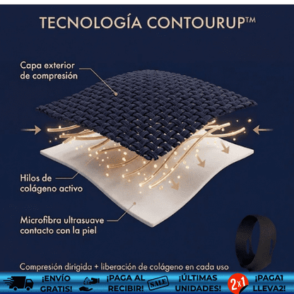 ContourUp™ ¡Oferta 2x1! + eBook Profesional | Banda moldeadora antipapada