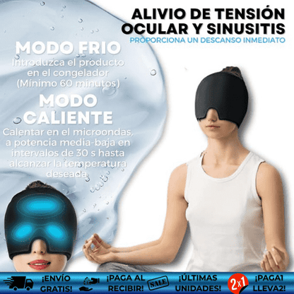MigraStop™ ¡Oferta 2x1! | Gorro de gel para control de migrañas