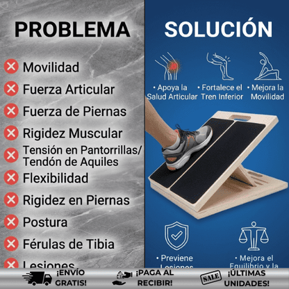 SlantBoard® | Tabla de estiramiento inclinada para fortalecer tus piernas