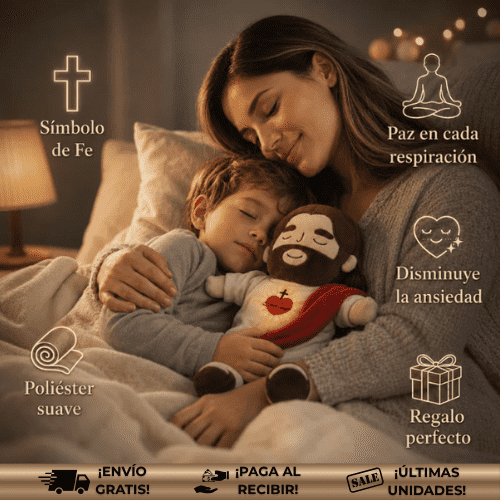Peluche MyJesús™ | Un Abrazo de fé, consuelo y paz interior