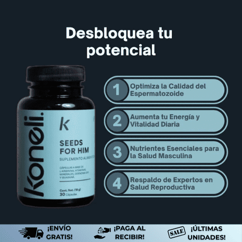 SeedsForHim™ | Suplemento vitalizador que mejora tu fertilidad
