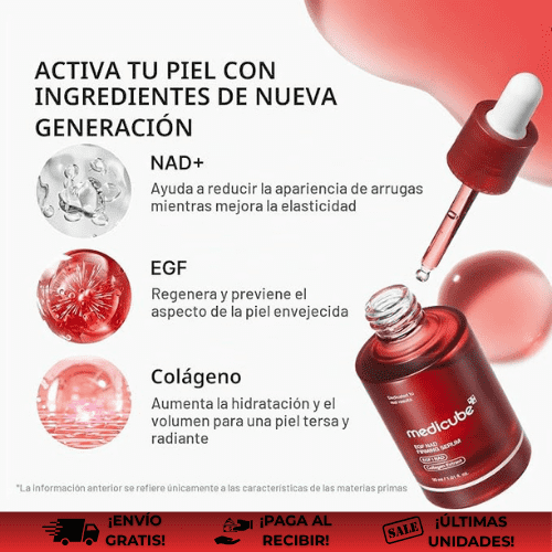 Sérum Reafirmante NAD+ | Efecto lifting, luminosidad y piel más firme