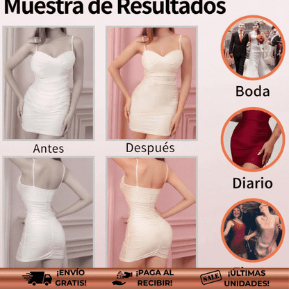 FitUp® | shorts moldeadores ofrecen un efecto de realce 3D sin asfixiarte. Siéntete segura, fresca y espectacular.